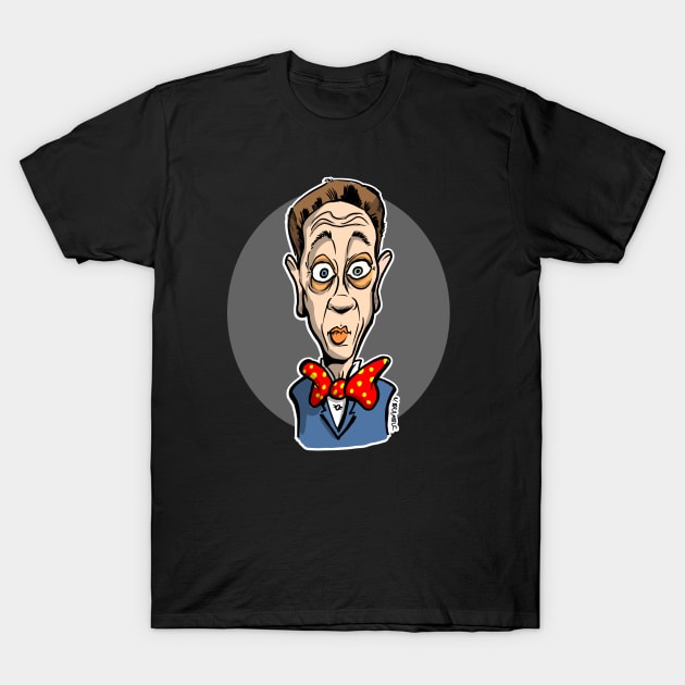 Don Knotts - Cartoon Don Knotts Classic Funny Comedian T-Shirt by natebramble